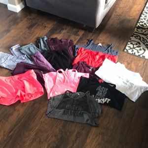 Work out clothes lot!